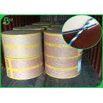 Nature Virgin Material Grade Paper Roll , Size Customized Printable Straw Paper for sale