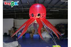 China Event Hanging 3m Led Lighting Inflatable Octopus Tentacle supplier