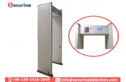China Weapons Detection Multi Zone Metal Detector LED Screen 0-200 Sensitive Adjustable supplier