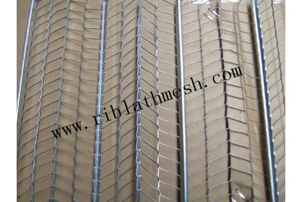Construction Expanded High Rib Mesh 0.3mm Thickness Hot Dipped Galvanized Material