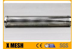 China Customize 200mm Perforated Stainless Steel Cylinder With Round Hole supplier