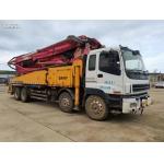 High Performance Shacman Used Concrete Pump Truck 52m In China Yard For Construction for sale