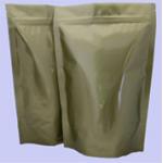 Custom Glossy Aluminum Foil Packaging Gold Stand UP With k for sale