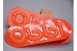 China Pantone number TPU Printed Ink Custom Embossed Patch For Clothing usage supplier