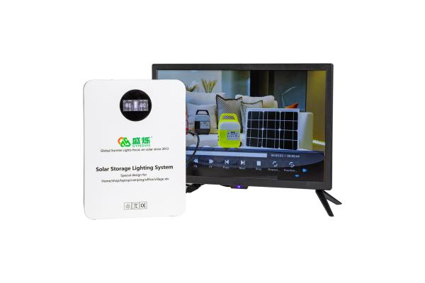 22*30cm Portable Solar Generating Systems Versatile Design Wall Mounted