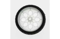 China 65×15mm ABS Plastic TT Motor Smart Car Robot Tire supplier