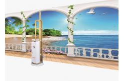 China 62kg Vertical Wall Mural Printer , Wall Digital Printer Multispeed Adjustable supplier