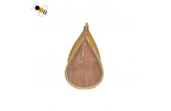China 7.6kg 44mm Height Bamboo Pine Mason Bee House For Beneficial Insects supplier