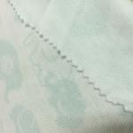 Organic Cotton Jacquard Cotton Textile Fabric Double Sided Plain Style for sale