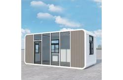 China Windproof Apple Capsule House 6m x 3.3m Solar Powered supplier