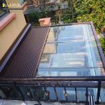 Outdoor Retractable Roof Awning Electric Aluminum Remote Patio Awnings for sale