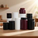 China Customized Sizes Clear Plastic Cylinder HDPE Bottle With Screw Lid For Health Products Packaging Eco-Friendly And Food Grade Material factory