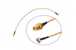 China Shielded 300mm RG316 Custom Wire Harness Assembly supplier