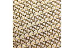 China Crimped 2 Inch Woven Wire Mesh Panel For Cabinet Insert supplier