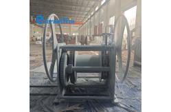 China 40T Marine Boat Manual Towing Winch With Wire Rope  50m Drum Capacity supplier