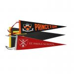 100D Polyester Triangle Pennant Banner CMYK Printing for sale