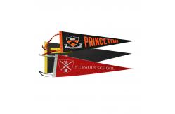 China 100D Polyester Triangle Pennant Banner CMYK Printing supplier