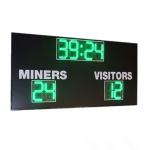 12'' Led Portable Scoreboard Football , Led Display Scoreboards Green Digit Color for sale