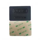Identifiable Leather Garment Tags , Leather Jeans Patch Self Adhesive Tape Finishing for sale