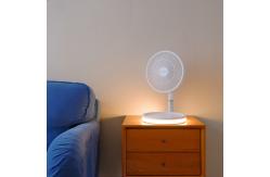 China Portable Folding Desktop Table Fan With Light For Home Office Bedroom supplier