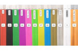 China Sequential Numbering Barcoding Tyvek Paper Bracelets for Identification and Access Control supplier