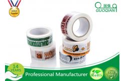 China Advertisement Printed Packing Tape Bopp Self Adhesive Tape With Company Logo supplier