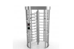 China High Speed Full Height Turnstile Servo Motor Access Control Round Shape supplier
