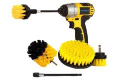China 4 Pack Drill Brush Attachments Set , Multi Purpose Power Scrubber Cleaning Brush supplier