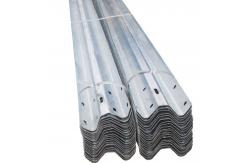 China Roadway Safety Wave Beam Barrier Highway Guardrail Barrier Terminal W-beam Guardrail supplier