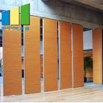 Melamine Commercial Movable Partition Walls Sliding Folding Divider For Office