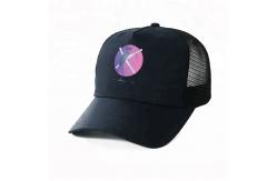 China Pyrograph Design Flip Up Brim Trucker Hat , Urban Trucker Snapback Cap 5 Panel supplier