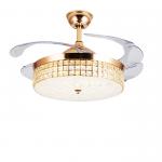 72w Modern 220v Ceiling Chandelier Fan Light Hotel Family Restaurant Use for sale