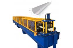 China Zincalume Galvanized Steel Half Round Gutter Roll Forming Machine Roofing Rain Catcher supplier
