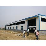 Wide Span Steel Structure Warehouse Painted Galvanized Surface Treatment for sale