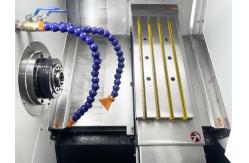 China Fully Automatic High Speed CNC Lathe Machine 2 Axis Slant Bed supplier