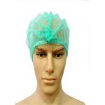 17 - 24 Inch Disposable Head Cap Breathable with Single Or Double Elastic String for sale