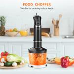 BPA Free Portable Hand Blender 12 Speeds Handheld Mixer Blender
