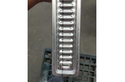 China Consistent Hole Spacing Aluminum Radiator Header Plate With Heat Dissipation Head Plate supplier