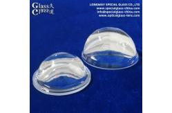 China Durable Borosilicate Glass Shatterproof Led Lens For Safety Lighting supplier