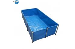 China PVC Canvas Fish Tank Farming Fish Pond Tank for fish prawn supplier