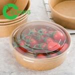Brown Sturdy 32 Oz Paper Bowls Microwave Safe Hot Food Takeaway Containers for sale
