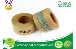 China Environmental Reinforcement Kraft Paper Tape For Sealing / Packaging supplier