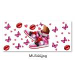 Strong Adhesive Valentine'S Day UV DTF Tumbler Cup Wraps UV Resistant for sale