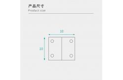 China RTA Furniture Plastic Right Angle Bracket High Strength Customizable With Cover supplier