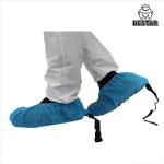 Anti Skid Conductive SPP Disposable Shoe Cover Plastic Overshoes 16 for sale