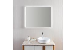 China Memory Function Vanity Mirror With Led Lights Modern Design Touchable Screen supplier