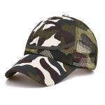100% Polyester Mesh Unisex Adjustable Sport Casual Cap