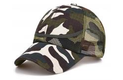 China 100% Polyester Mesh Unisex Adjustable Sport Casual Cap supplier