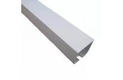 China Curtain Tracks Aluminum Square Profile Rail Accessories 6063 T5 supplier
