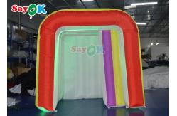 China Inflatable Led Light 360 Photo Booth Enclosure Backdrop For Advertising supplier